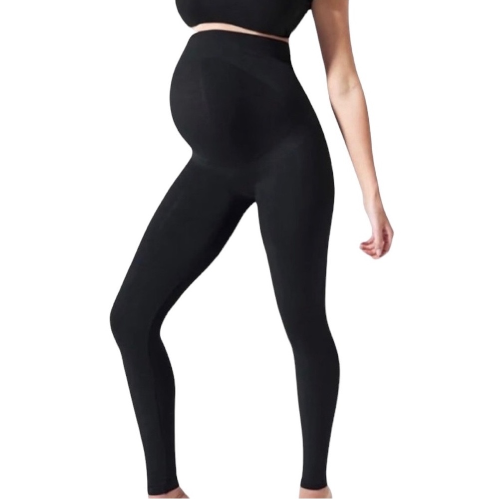BLANQI Everyday Maternity Belly Support Leggings Black Medium